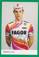 CYCLISME carte cycliste MANFREIN SERGE équipe FAGOR MBK 1989 Signée