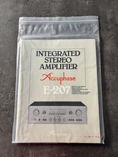 ACCUPHASE E-207  Instruction