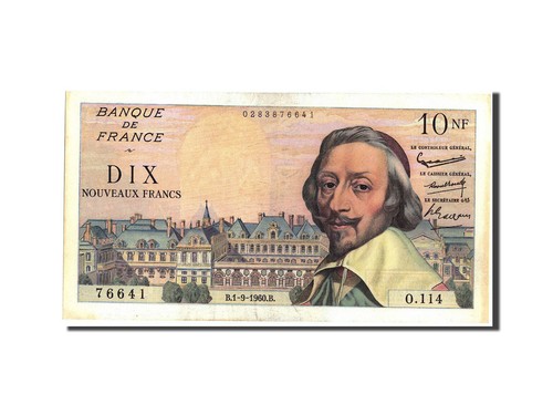 Billet france 10 nouveaux - france,,