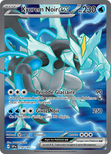 Carte pokémon kyurem noir - carte,
