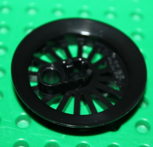 Roue lego black train - train, wheel