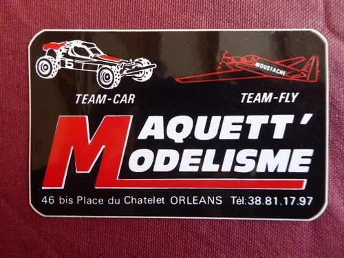 Autocollant sticker maquette - autocollant,