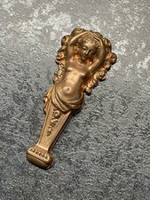 Ornement Ancien Meuble de décoration coffre Serrure Cuivre 19ieme S. France