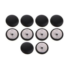Lot de 10 boutons recouverts