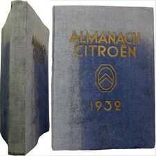 ALMANACH CITROEN 1932