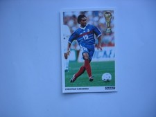 football - carte postale Christian Karembeu