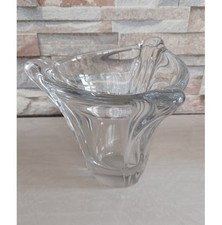 Vase cristal signé - vase, en