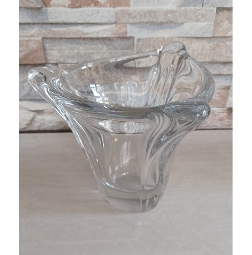 Vase cristal signé daum - -,