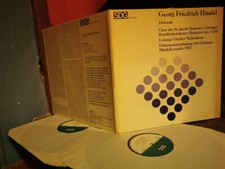 HANDEL: Deborah   Hannover Weißenborn Weissenborn / SDG Germany stereo LPs NM