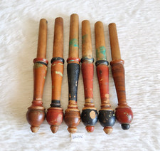 Ancien Laqué Multi Couleur en