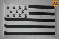 DRAPEAU BRETAGNE 150x90cm - DRAPEAU BRETON - FRANCE 90 x 150 cm - Neuf