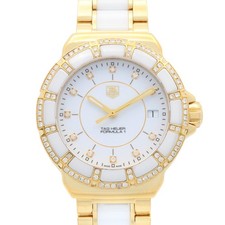 TAG HEUER Formule 1 lunette diamant 11P montre-bracelet diamant quartz cérami...