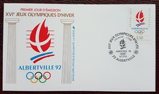 France 1992 - enveloppe 1er jour Jeux olympiques d'Albertville (1)