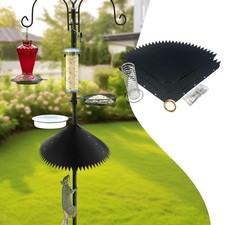 Protection anti-écureuils pour mangeoire à oiseaux suspendue extérieure,