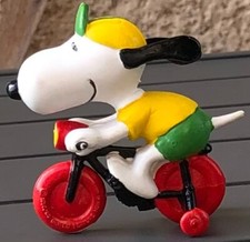 Figurine Snoopy a Vélo, Peanuts, Schulz, BD, Bande Dessinée