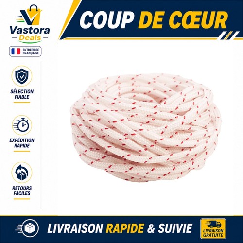 Corde lanceur tondeuse 4mm - , 10m