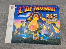 L'île infernale  de MB 1987 Première Version - Plateau + Boite Seulement 