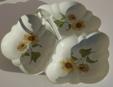 plat serviteur mendiant en porcelaine de Couleuvre