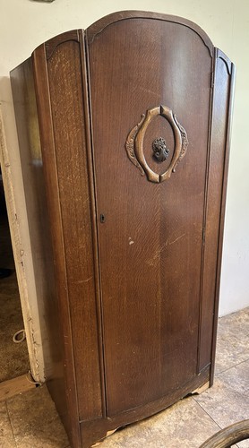 1960s wardrobe armoire - wardrobe,