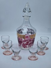 Carafe à liqueur vintage en