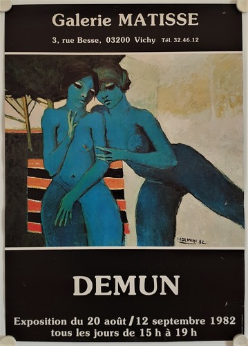 Affiche demun 1982 exposition - affiche,