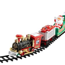 Train de Noël avec rails