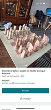 jeu d'échecs ancien En Pierre