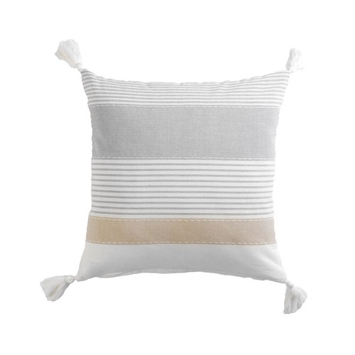 Coussin déco pompons - déco,