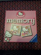 Jeu game memory ravensburger hello kitty cat chats japon japonais vintage 2000