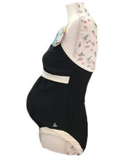 BESTFORM Maillot De Bain Maternité Grossesse 1 Pièce Noir / Nacré