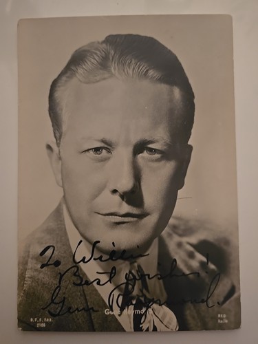 Gene raymond autographe signé - gene,