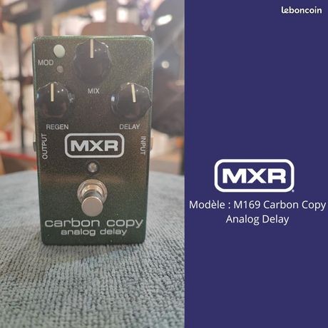 Mxr pédale m169 - -, carbon