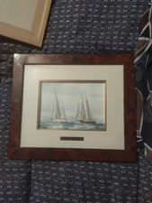 ancien tableau regates royales