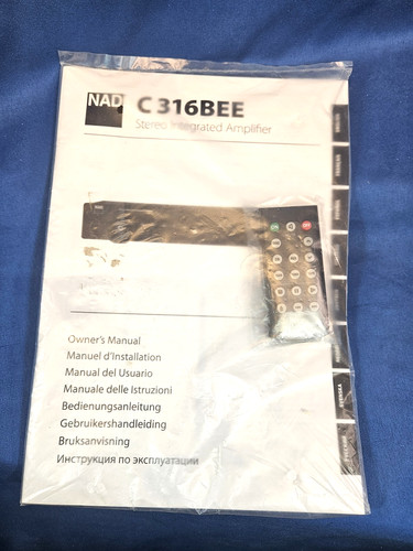 Nad c316bee remote and - nad,
