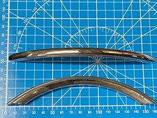 VINTAGE 2 POIGNÉE DE PORTE COMMODE TIROIR MEUBLE PVC CHROME