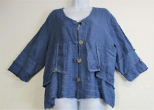 Veste Lagenlook Femme 100% Lin