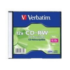 1 x CD-RW Verbatim 700MB 8-12x