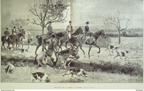 œuvre kossan chasse courre - chasse,
