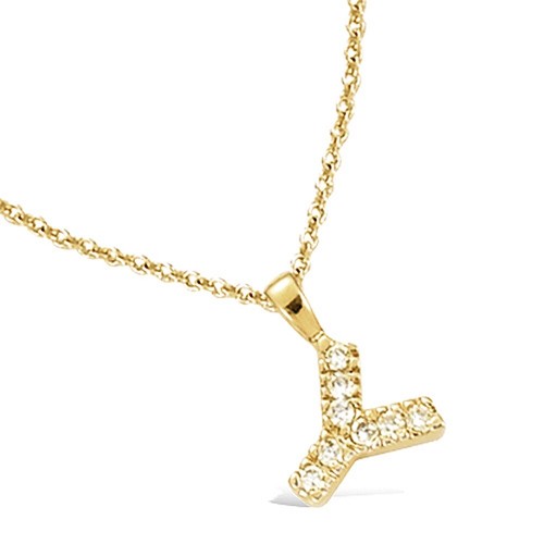 Collier pendentif alphabet - collier, "pendentif
