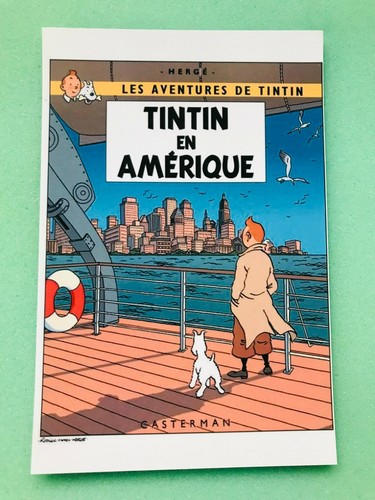 Carte postale 15x10 tintin - postale,