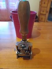 Ancien Tampon encreur - Dateur