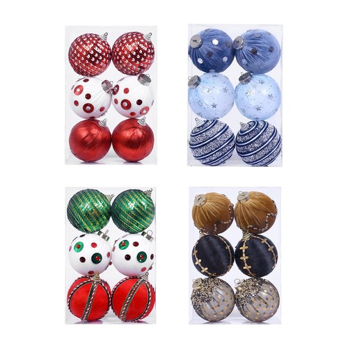 Lot boules de noël - boules,