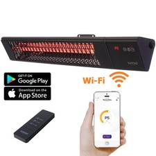 Hellstrahler Infrarouge Chauffe-Patio Chauffage Radiant 2500W App Télécommande