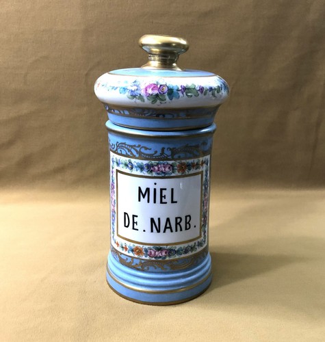 Ancien pot pharmacie miel - ancien,
