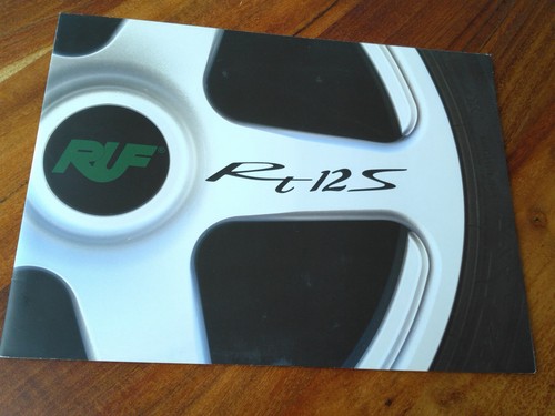 Brochure dépliant porsche ruf - brochure,