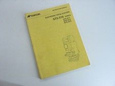 Topcon Instructions Manuel Électronique Total Station, GTS-310 Séries Pdf