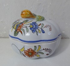 ancienne bonbonnière faïence