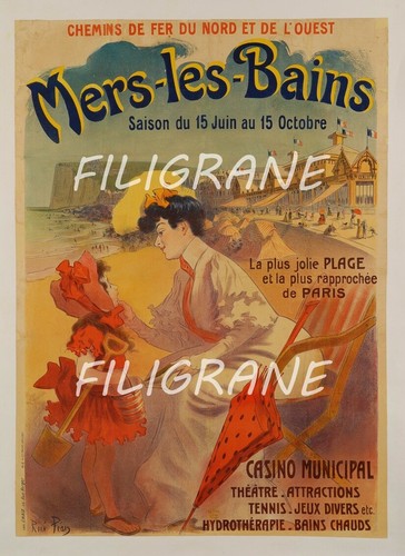 Mers les bains rpuj poster - bains,