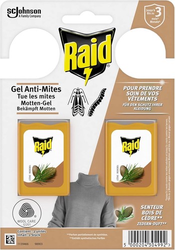 Raid anti mites gel bois - raid,