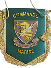 FANION (CANNETILLE) COMMANDO LES COMMANDOS MARINE